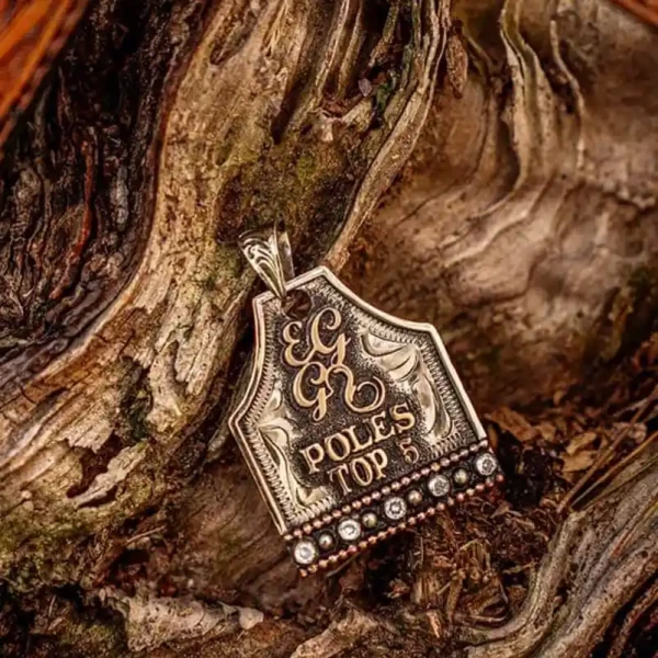 Guinness Cow Tag Necklace